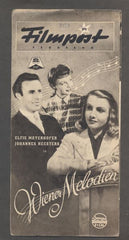 WIENER MELODIEN. - Filmpost Programm 279.