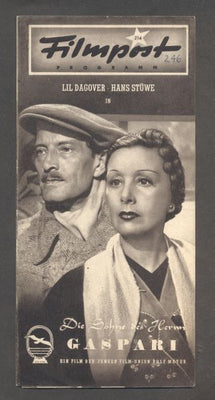 DIE SÖHNE DES HERRN GASPARY. - Filmpost Programm 214.