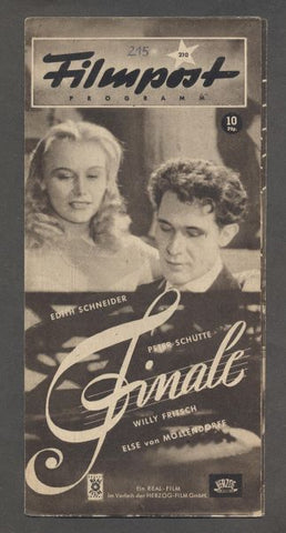 FINALE. - Filmpost Programm 210.