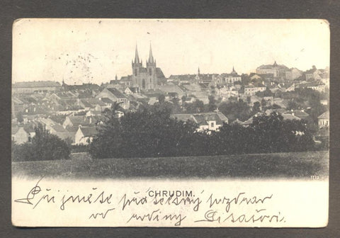 CHRUDIM. - Pohlednice. Dopisnice.