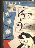 Ježek; Voskovec; Werich - TUCET MELODIÍ Z OSVOBOZENÉHO DIVADLA. - 1933.