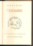 DEML, JAKUB: ČESNO. - 1924.