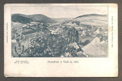 POZDRAV Z ÚSTÍ NAD ORLICÍ. - Pohlednice. Dopisnice.