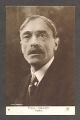 PAUL VALÉRY. Francouzský básník a spisovatel (1871 - 1945). - Fotografická pohlednice.