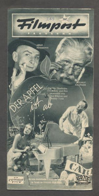 DER APFEL IST AB. - Filmpost Programm 227.