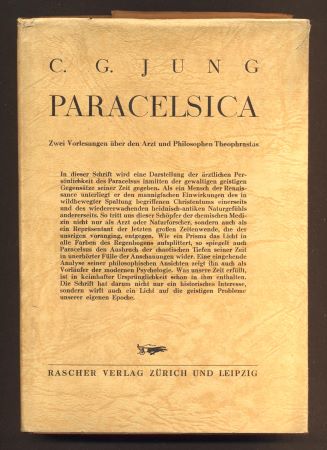 JUNG, C. G.: PARACELSICA. - 1942.