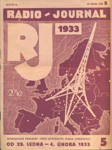 RADIOJOURNAL č. 5.,  -  28. ledna 1933, roč. XI.