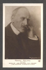 ROMAIN ROLLAND. Francouzský spisovatel (1866-1944). - Fotografická pohlednice.