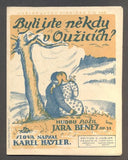 HAŠLER, KAREL: BYLI JSTE NĚKDY V OUŽICÍCH? - 1925. Hašlerových písniček č. 142.