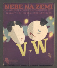 VOSKOVEC A WERICH - JAROSLAV JEŽEK: NEBE NA ZEMI. - 1936.