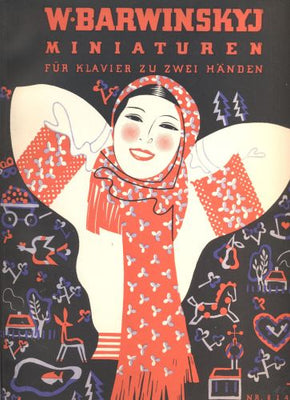 BARWINSKYJ, WASSYL: MINIATUREN ÜBER UKRAINISCHE VOLKSLIEDER. - 1925.