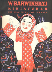 BARWINSKYJ, WASSYL: MINIATUREN ÜBER UKRAINISCHE VOLKSLIEDER. - 1925.