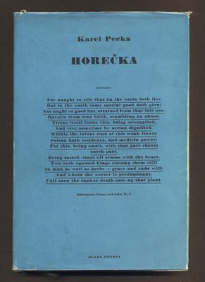 PECKA, KAREL: HOREČKA. - 1967.