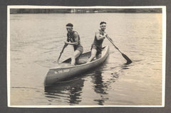 VÁCLAV MOTTL; ZDENĚK ŠKRDLANT. Kanoisté. - Fotografická pohlednice.