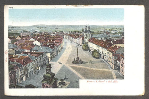 HRADEC KRÁLOVÉ Z BÍLÉ VĚŽE. - Pohlednice. Dopisnice.