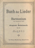 REINHARD, AUGUST: BUCH DER LIEDER FÜR HARMONIUM OP. 60. - Heft II.