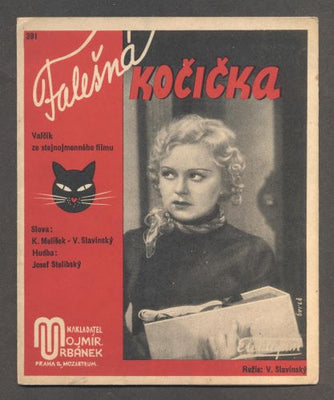 VĚRA FERBASOVÁ - FALEŠNÁ KOČIČKA. - 1937.
