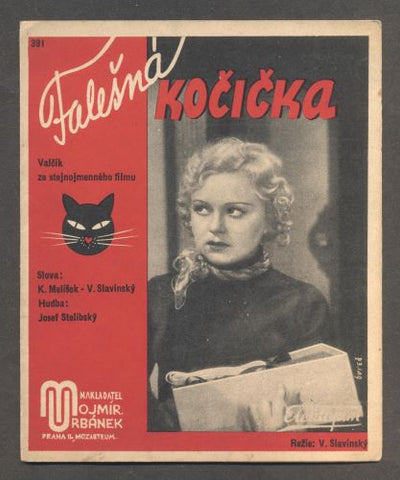 VĚRA FERBASOVÁ - FALEŠNÁ KOČIČKA. - 1937.