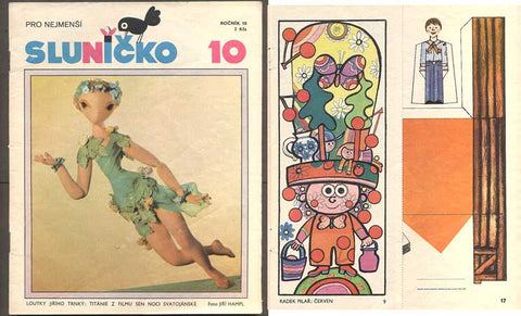 SLUNÍČKO - Měsíčník pro nejmenší. - 1977. Ročník 10., č. 10.