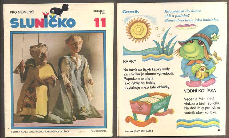 SLUNÍČKO - Měsíčník pro nejmenší. - 1978. Ročník 11., č. 11.