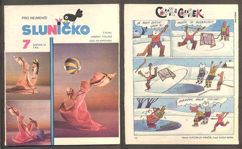 SLUNÍČKO - Měsíčník pro nejmenší. - 1979. Ročník 12., č. 7.