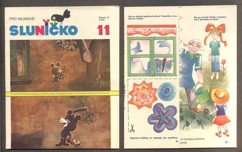 SLUNÍČKO - Měsíčník pro nejmenší. - 1980. Ročník 13., č. 11.
