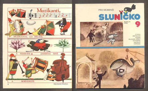 SLUNÍČKO - Měsíčník pro nejmenší. - 1980. Ročník 13., č. 9.