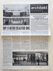 ČESKOSLOVENSKÝ ARCHITEKT 1972, č. 1 - 26 / kompletní ročník XVIII.