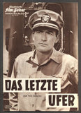 Peck - DAS LETZTE UFER (Na břehu). - 1959. Illustrierte Film-Bühne.