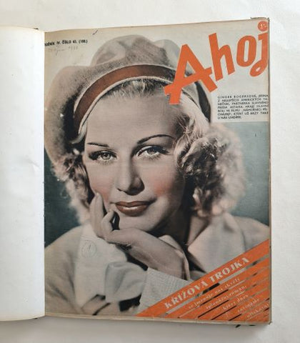 FILMOVÝ SVĚT.   - AHOJ. Roč. IV. 1936. Separát "filmové" přílohy Ahoje.