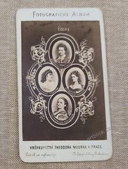 Eckert - FOTOGRAFICKÉ ALBUM č. 5., kol. r. 1880. Hudební virtuosky.