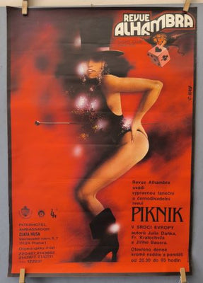 REVUE ALHAMBRA. Praha, Václavské nám., kol. 1985.