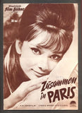 Hepburn - ZUSAMMEN IN PARIS (Paříž v letním parnu). - 1964. Illustrierte Film-Bühne.