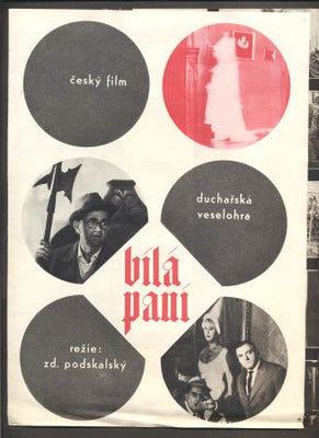 BÍLÁ PANÍ. Filmový program. - 1965.