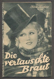 Anny Ondra - DIE VERTAUSCHTE BRAUT (FALEŠNÁ DVOJČATA). - 1934. Illustrierter Film-Kurier.