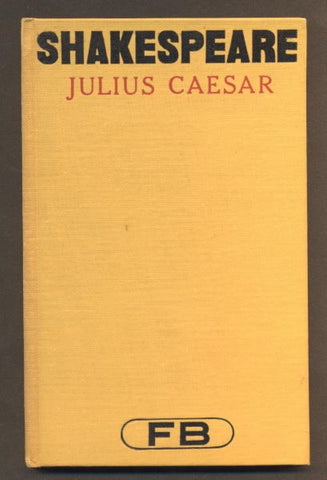 SHAKESPEARE, WILLIAM: JULIUS CAESAR. - 1929. Pantheon. /divadlo/