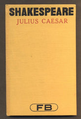 SHAKESPEARE, WILLIAM: JULIUS CAESAR. - 1929. Pantheon. /divadlo/