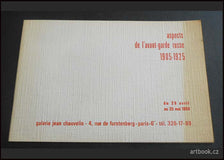Aspects de l'avant-garde russe 1905-1925. Katalog výstavy - 1969.