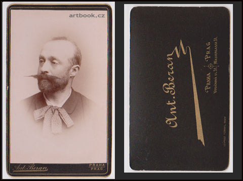 Antonín Chittussi (1.12. 1847 Ronov nad Doubravou – 1.5. 1891 Praha) Atelier Ant. Beran, fotografie kol. 1890.