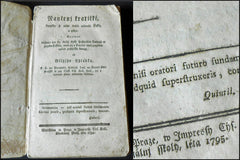 Chládek, Jiljí: Naučenj kratičké, kterakby se mělo dobře mluwiti Cesky, a psáti. - 1795.
