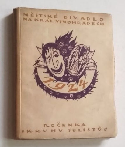 MĚSTSKÉ DIVADLO NA KRÁL. VINOHRADECH 1924 - ROČENKA KRUHU SOLISTŮ.