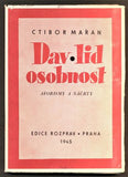 MAŘAN, CTIBOR: DAV . LID . OSOBNOST. AFORISMY A NÁČRTY. - 1945.