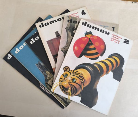 DOMOV - BYTOVÁ KULTURA A TECHNIKA V DOMÁCNOSTI. - kompletní ročník, 1976.