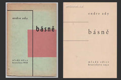 Ady, Endre: Básně. - Mladá edice sv. 2. 1932.