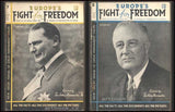 Europe's Fight for Freedom. Edited by Sir John Hammerton. 12 sešitů. - 1938/39.