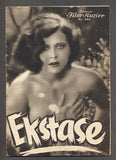 EXTASE. 1932. Režie Gustav Machatý. Hedy Kiesler - Lammar. Illustrierter Film-Kurier. Nr. 564