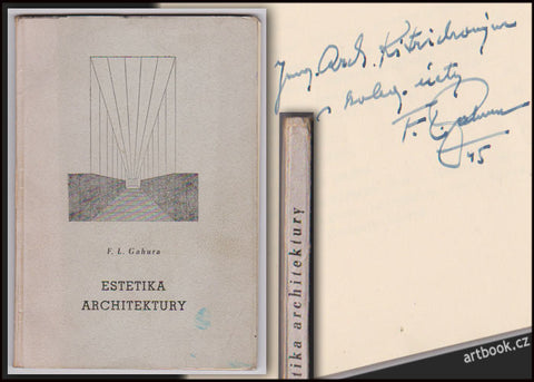 Gahura, František Lydie: Estetika architektury. -  Zlín [1945].