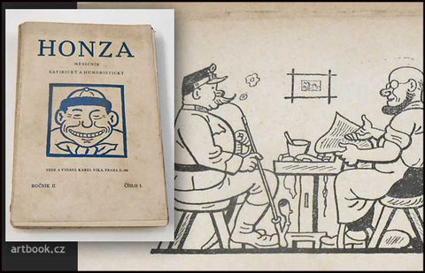 Honza. Měsíčník satyrický a humoristický. - Roč. II. 1921-1922.
