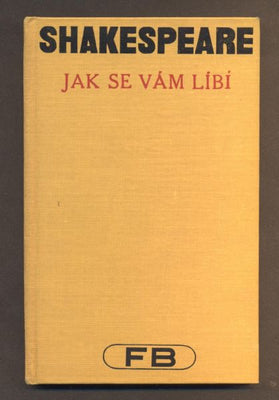 SHAKESPEARE WILLIAM: JAK SE VÁM LÍBÍ. - 1930. Pantheon. /divadlo/