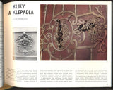 UMĚNÍ A ŘEMESLA 1970. 1-4. Lidová umělecká výroba a umělecké řemeslo. /keramika/sklo/kovářství/